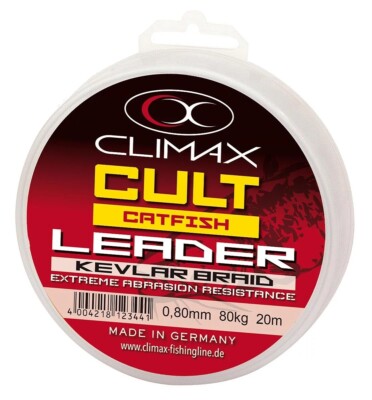 Climax Cult Catfish Kevlar Leader 0,80mm - Waller Vorfachschnur
