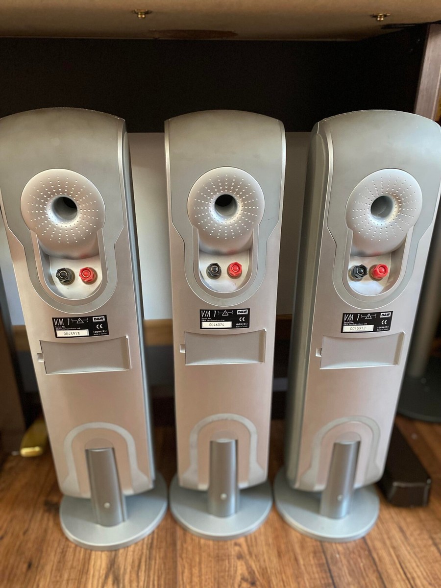 BOWER & WILKINS (B&W) VM-1 SPEAKERS & STANDS @SPARE PARTS