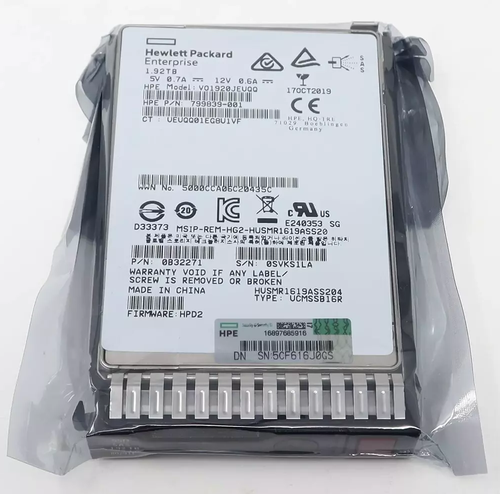 NEW HPE P19905-B21 P20834-001 1.92TB SAS 12G 2.5 IN RI SFF GEN9 GEN10 Server SSD - Picture 2 of 5