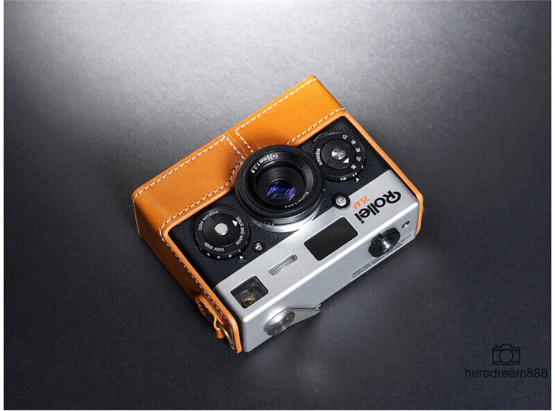 Half Case for Rollei 35AF Camera Retro Cover Genuine Leather Half Case for Rollei 35AF Camera Retro Cover Genuine Leather