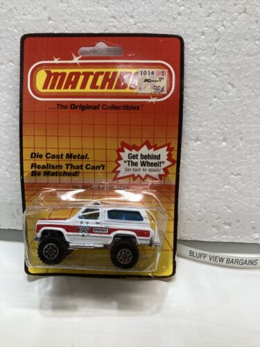 Matchbox Carded 1983  MB50 CHEVY BLAZER  Vintage - Picture 1 of 6