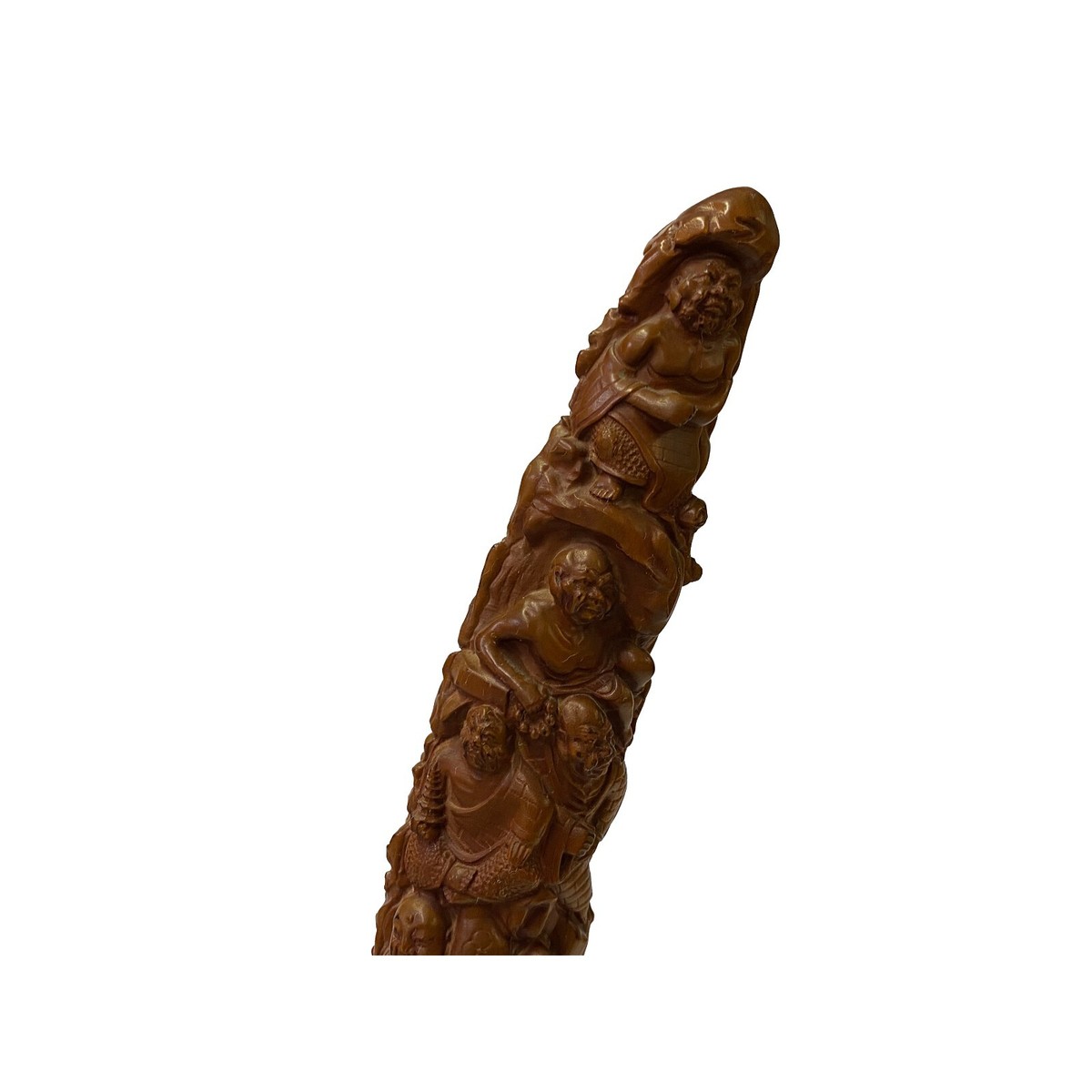 Chinese Brown 18 Lohons Eighteen Arhats Wood Statue Art ws2164S Chinese Brown 18 Lohons Eighteen Arhats Wood Statue Art ws2164S