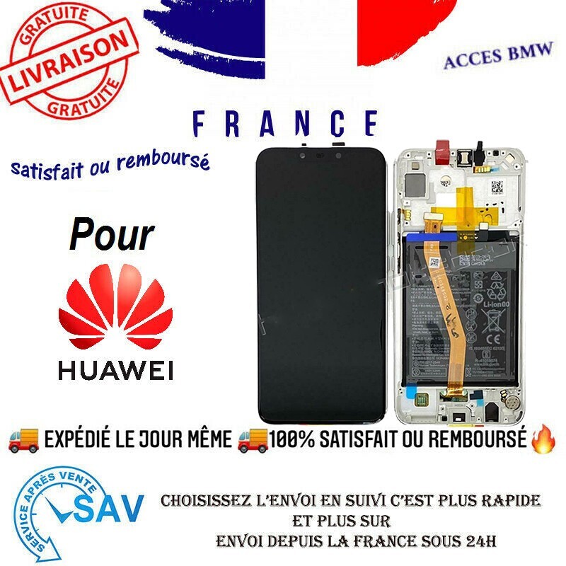 Display LCD+Touch+Frame+Batteria Per Huawei Nova 3 (PAR-LX9) – Viola - Foto 4