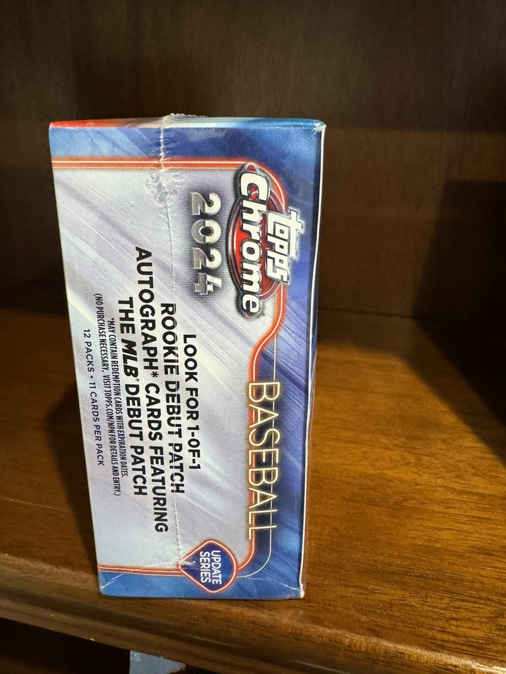 2024 Topps Chrome Update Baseball JUMBO HOBBY BOX Factory Sealed 3 Auto