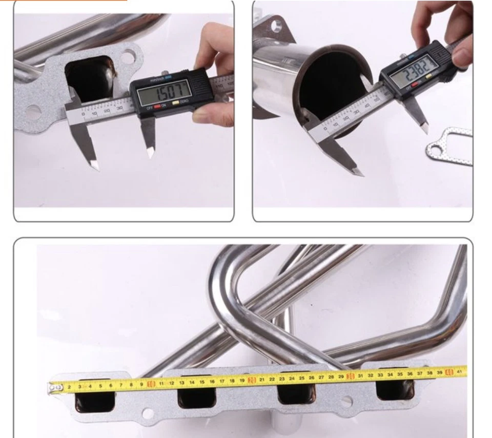 Stainless Steel Exhaust Header For 1974-1982 Toyota Corolla 1.8L 3T-C E70 Engine Foto 4 de 4