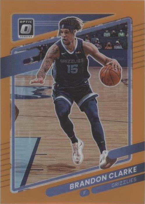 2021-22 Panini Donruss Optic - Brandon Clarke #82 Orange Prizm /199 for ...