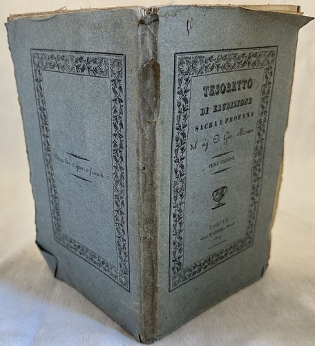 Fundgrube Von Gelehrsamkeit Sacra E Profana Giovanni Momo 1829 Heilige Schriften