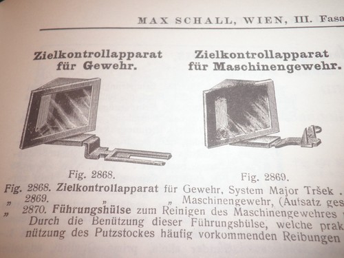 prima guerra mondiale Austria Ungheria apparecchio di controllo bersaglio per fucile ZIELKONTROLLAPARAT - Foto 2 di 8