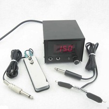 Kit Digital Tattoo Machine Gun Power Set W Foot Pedal Clip Cord Supply