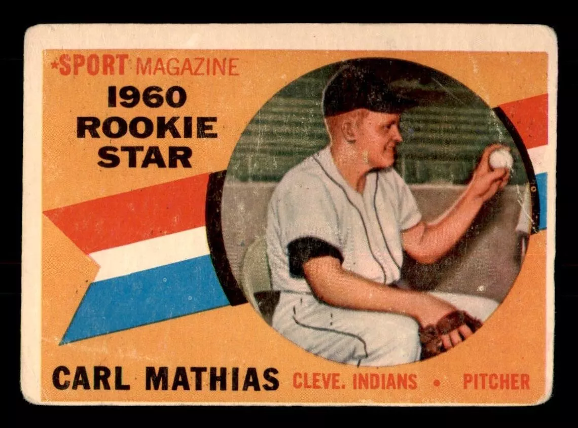 Carl Mathias trading card