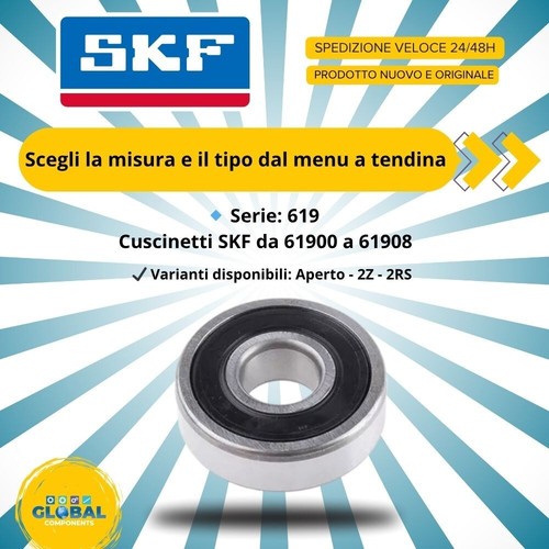 Cuscinetto SKF da 61900 a 61908 Schermatura 2Z- 2RS - Bild 2 von 5