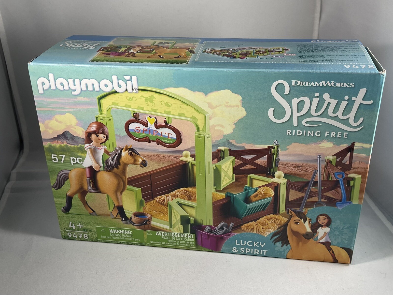 Integrere genert hjerne PLAYMOBIL 9478 Lucky Spirit Horse Stall Playset - Multicolor for sale  online | eBay