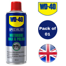 WD-40 Specialist Motorbike Wax and Polish Streak Free 400ml - Pack of 1 32.48 per litre