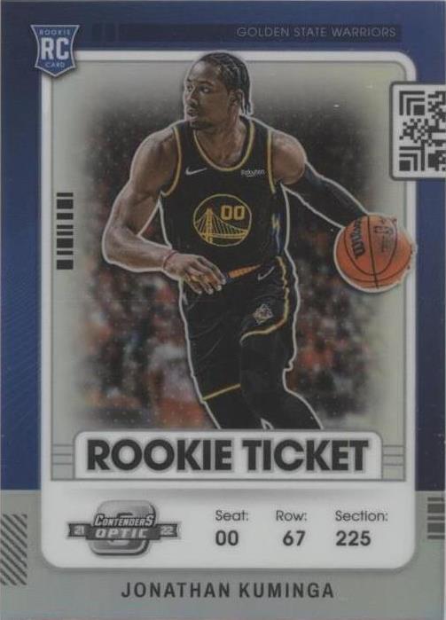 2021-22 Panini Contenders Optic - Jonathan Kuminga #19 - 1 of 2