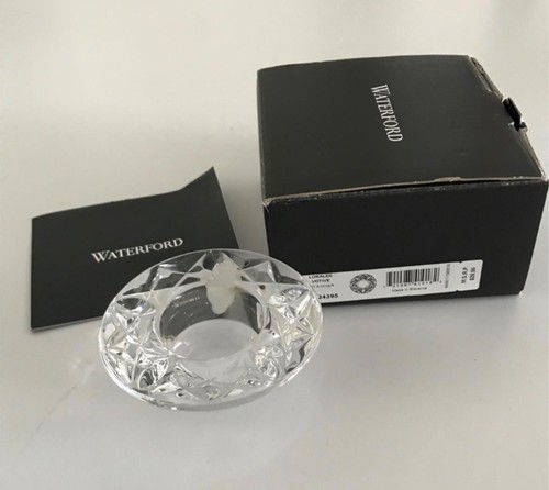 Waterford Crystal Loralee Candle Votive - New in Box w sticker attached - Picture 5 of 6
