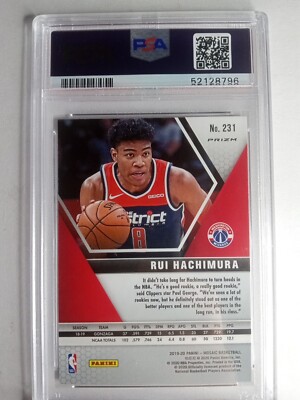 その他 2019 Rui Hachimura Mosaic #231 PSA 10 2019 Panini Mosaic #231 Rui Hachimura RC Reactive Blue