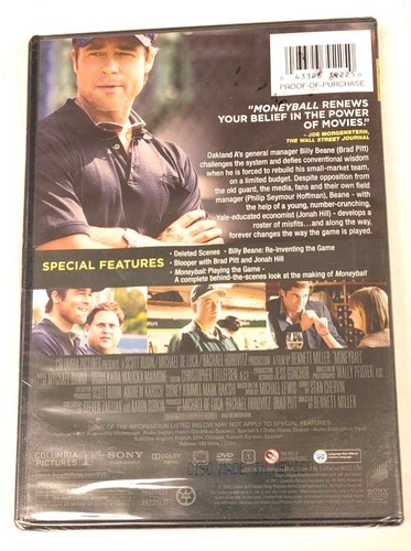 Brad Pitt "Moneyball" DVD Movie Math Sports Baseball Deleted Scenes - Picture 2 of 2