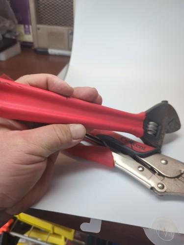 Lot Of 2 Crescent Brand Pro Grip Adjustable Wrench & Vise Grips 12" Made in USA - Picture 8 of 9