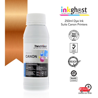 250ml Cyan dye ink for Canon printer CLI 521 CLI521XL CISS & refill cartridge