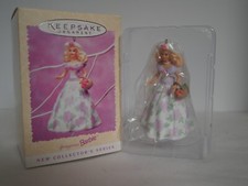 Hallmark Keepsake Springtime Barbie 1995 Ornament Easter 1 In Series In Box