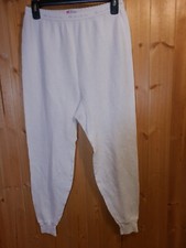 Vintage Hanes Her Way Long John Thermal Underwear Pant Bottoms Cotton Poly L