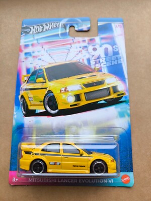 HOT WHEELS HW 90 STREET SCENE MITSUBISHI LANCER EVOLUTION VI 6