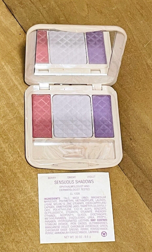 Beauticontrol Eye SHADOWS Trio Berry Smoke Violet Eyeshadow Cool 1228 NOS - Image 4 of 4