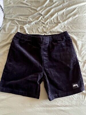 Stussy Wide Wale cord Beach Corduroy Charcoal Black 32 Stussy Wide Wale cord Beach Corduroy Charcoal Black 32