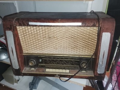 Röhrenradio Grundig 2055W 3D Holz Vintage Retro Radio 50er Jahre