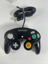 Nintendo Official GameCube Controller black DOL-003 - Tested & Working