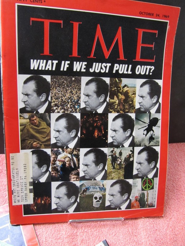 TIME MAGAZINE OCTOBER 24 1969 WHAT IS WE JUST PULL OUT? COVER
