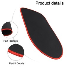 Pour Aide Cuisine Mixeur Slide Tapis Noir Bords Rouge pour 58 QT Stand Mixer