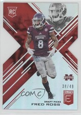 2017 Panini Elite Draft Picks Status Red Die-Cut 38/49 Fred Ross #198 1u6