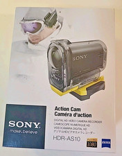 Sony HDR  AS10 Camcorder   New Sealed   Full HD Action Camera   Free Shipping