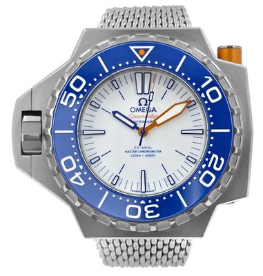 Omega Seamaster Ploprof 1200M 227.90.55.21.04.001 White Titanium 55MM Men's