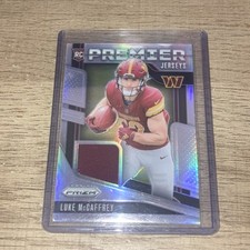 2024 Panini Prizm Luke McCaffrey Rookie Gear RC #RG-LMY
