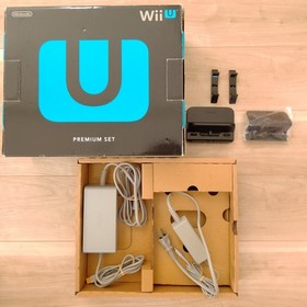 Nintendo Wii U Premium Set Black 32GB WUP-101 Console Complete Tested