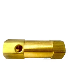 1/2" x 1/2" Female NPT In Line Compressed Air Compressor Check Valve Brass