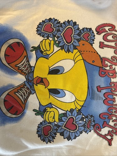 Vtg 1995 Warner Bros Freeze Looney Tunes Got 2-B Tweety Sweatshirt XL Sleeve Art - Picture 7 of 17