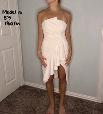 NWT Billy J Positano White Midi Dress Sz. 6 Classy Wedding - Summer Cruise