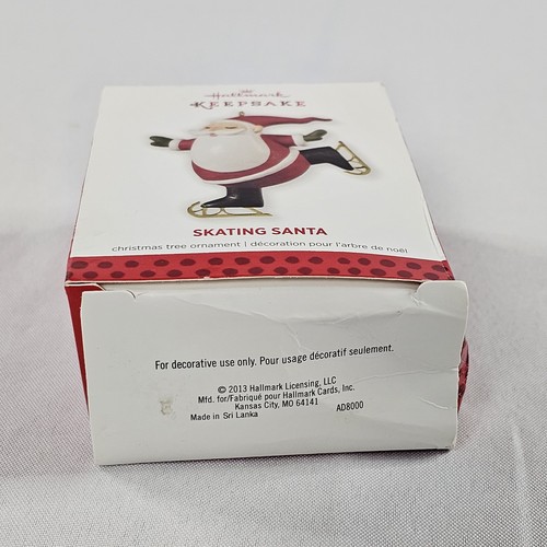 Hallmark Keepsake Ornament 2013 Ice Skating Santa Limited Edition Near Mint READ - Picture 7 of 7