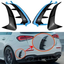 Für Mercedes A-Klasse W177 Heck Canards Flossen Glanz Schwarz 2019+ AMG A35 A45 Für Mercedes A-Klasse W177 Heck Canards Flossen Glanz Schwarz 2019+ AMG A35 A45