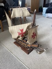Handcrafted 16th Century Spanish Caravel Model Ship &ndash;Carabela Espa&ntilde;ola Siglo XVI
