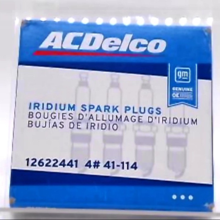 ACDelco 41-114 Iridium Spark Plugs 12622441 Set of 4 Brand New