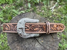 WESTERN BEADED TOOLED BELTS