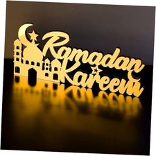 Islamic Tabletop Decors Ramadan Mubarak Sign Sign Eid Gold Ramadan Kareem