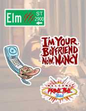 Nightmare On Elm Horror 4pc Sticker Pack