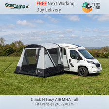 NEW DOREMA QUICK AND EASY 265 AIR TALL FREE STANDING DRIVE AWAY MOTORHOME AWNING