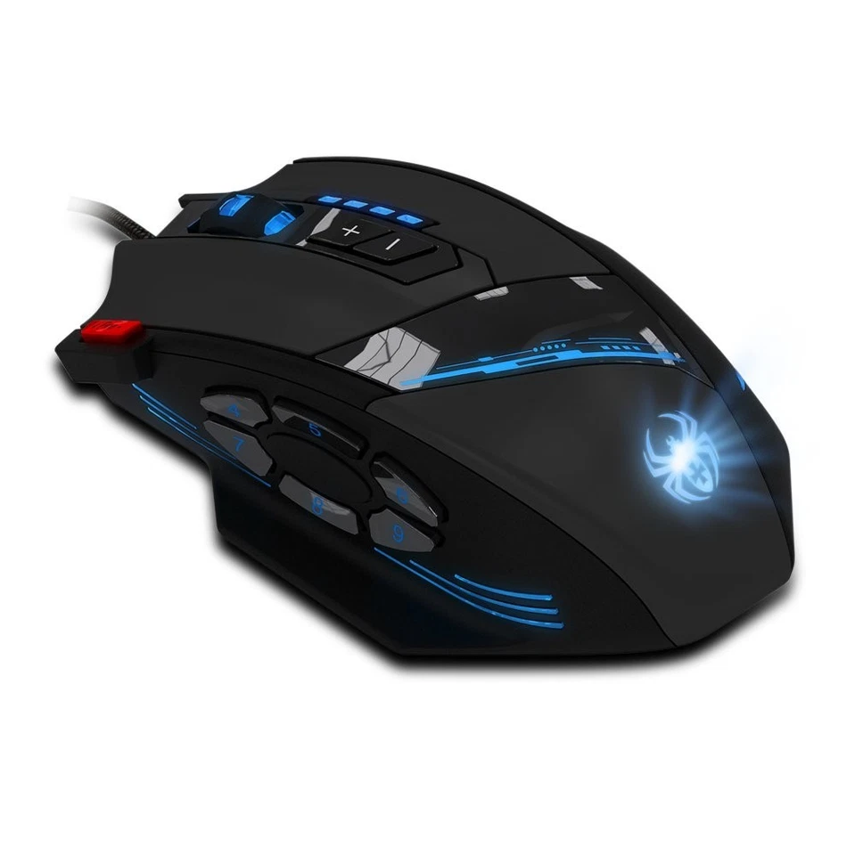 Professiona Wired Gaming Mouse,4800 DPI,12 Programmable Buttons,Weight Tuning... - Image 2 of 4