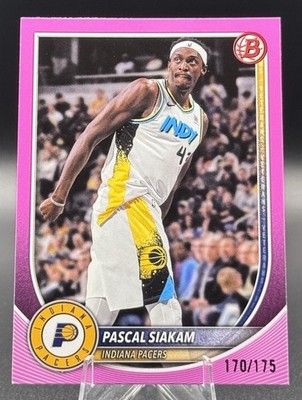 Bowman 2025-26 NBA-Pascal Siakam Indiana Pacers #79 Pink Parallel /175